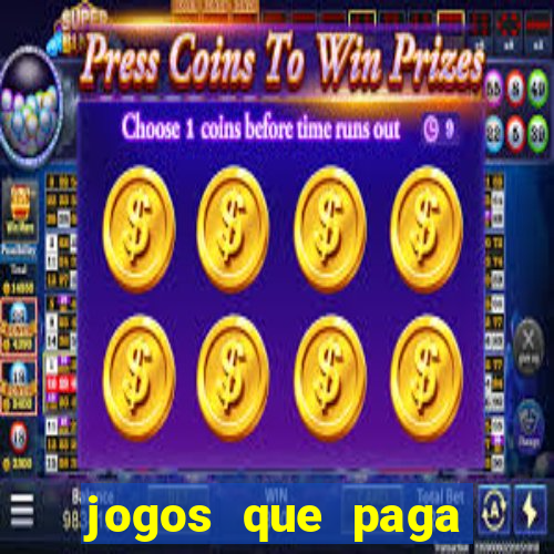 jogos que paga dinheiro de verdade no pix